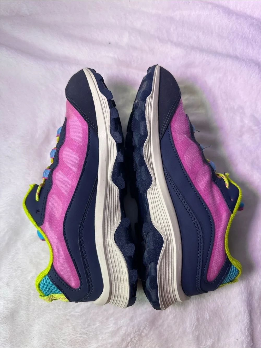 Merrell Kids Pink Multi-Color Trail Sneaker